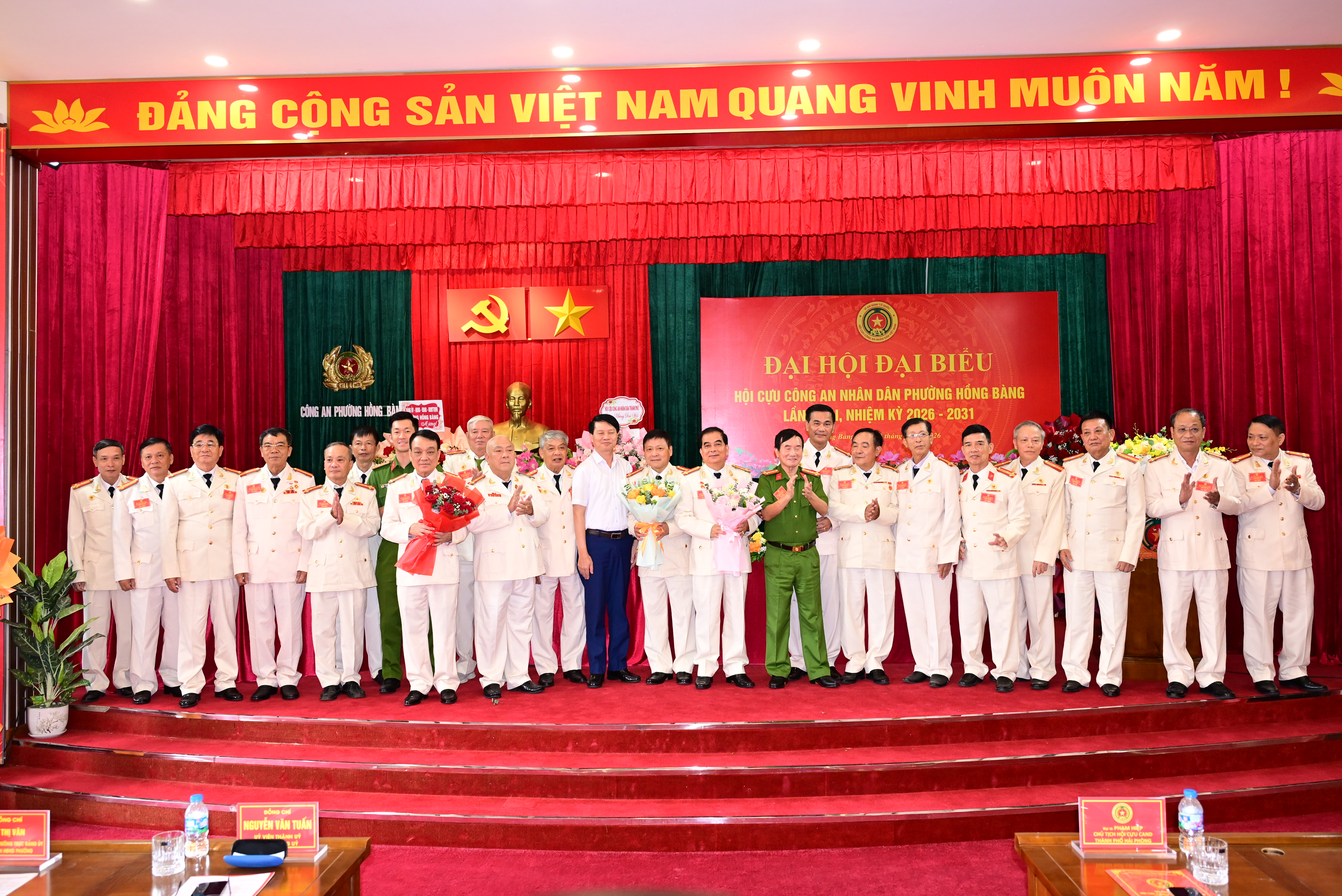 Hội Cựu CAND phường Hồng Bàng: Tổ chức thành công Đại hội đại biểu lần thứ nhất, nhiệm kỳ 2026 – 2031